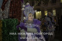 Церемония зажжения главной городской елки в Нижнем Новгороде