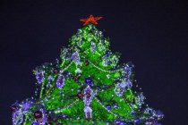 Церемония зажжения главной городской елки в Нижнем Новгороде