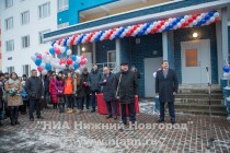 Торжественный ввод в эксплуатацию трех 19-этажных жилых домов по улице Маршала Казакова в Нижнем Новгороде