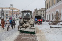 Снегопад в Нижнем Новгороде