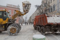 Снегопад в Нижнем Новгороде