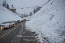 Сход снега на Зеленском съезде в Нижнем Новгороде