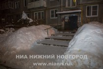 Ночной объезд города представителями администрации Нижнего Новгорода в рамках контроля по уборке снега с улично-дорожной сети - ул. Адмирала Васюнина