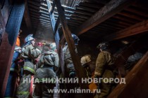 Ликвидирован пожар на колокольне собора Александра Невского в Нижнем Новгороде