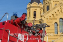 Ликвидирован пожар на колокольне собора Александра Невского в Нижнем Новгороде