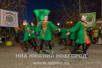 Акция, приуроченная к празднованию Дня святого Патрика в Нижнем Новгороде