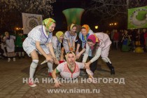 Акция, приуроченная к празднованию Дня святого Патрика в Нижнем Новгороде