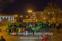 Акция, приуроченная к празднованию Дня святого Патрика в Нижнем Новгороде