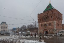 Мартовский снегопад 24 марта в Нижнем Новгороде