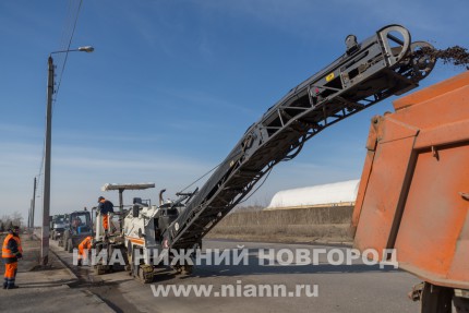 Глава администрации Нижнего Новгорода Олег Кондрашов в ходе объезда проверил выполнение работ по ямочному ремонту дорог