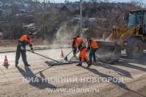 Глава администрации Нижнего Новгорода Олег Кондрашов в ходе объезда проверил выполнение работ по ямочному ремонту дорог