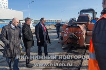 Глава администрации Нижнего Новгорода Олег Кондрашов в ходе объезда проверил выполнение работ по ямочному ремонту дорог