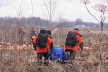 Доставка груза с медикаментами к месту крушения