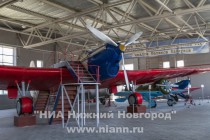 В павильоне-ангаре мемориального музея В. П. Чкалова (Чкаловск)