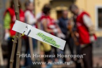 На территории Нижегородского кремля в рамках проекта Сирень Победы сотрудниками ЛУКОЙЛ заложена аллея сирени и каштанов