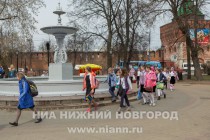 Ввод в эксплуатацию фонтана на площади Минина и Пожарского в Нижнем Новгороде