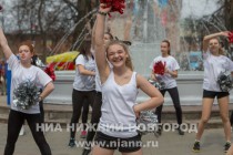 Ввод в эксплуатацию фонтана на площади Минина и Пожарского в Нижнем Новгороде