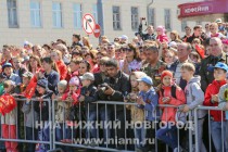 Возложение цветов к Вечному Огню в Нижегородском кремле