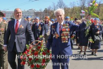 Возложение цветов к Вечному Огню в Нижегородском кремле