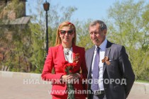 Возложение цветов к Вечному Огню в Нижегородском кремле