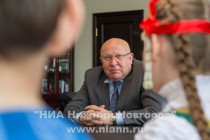 Губернатор Нижегородской области Валерий Шанцев встретился с школьниками – авторами книги Сказка про чудеса