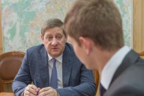 Первый заместитель главы администрации города Нижнего Новгорода Андрей Чертков проводит совещание с дублерами руководства города