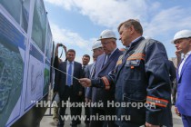 Торжественная церемония начала строительства станции метро Стрелка в Нижнем Новгороде