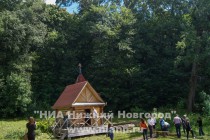 Часовня и купальня в парке усадьбы Демидовых в с.Быковка Воротынского района