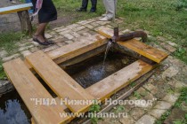 Освященный источник Сытный ключ в с.Быковка Воротынского района