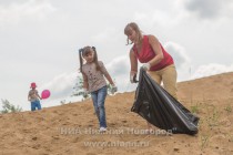 Акция AntiСвин по сбору мусора прошла на берегу Гребного канала в Нижнем Новгороде