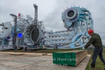 Пресс-тур на фестивальное поле в поселке Большое Козино в преддверии крупнейшего в России фестиваля электронной музыки и современных технологий Alfa Future People (AFP)