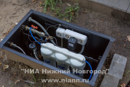 Официальное открытие первых общественных питьевых фонтанов в Нижегородском кремле