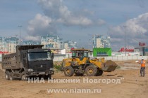 Экскурсия на территории застройки стадиона к ЧМ-2018 в Нижнем Новгороде для детей-сирот, воспитывающихся в детских домах и интернатах Нижегородской области