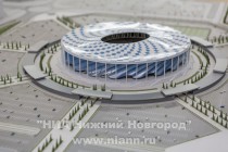 Экскурсия на территории застройки стадиона к ЧМ-2018 в Нижнем Новгороде для детей-сирот, воспитывающихся в детских домах и интернатах Нижегородской области