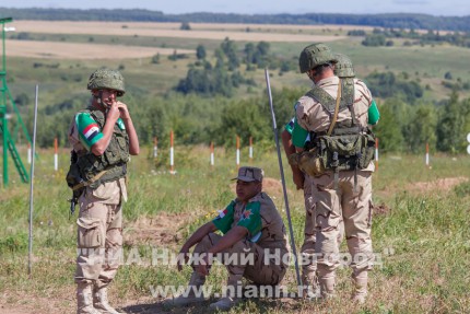 Финал первого конкурса Безопасный маршрут, проходящего в рамках Армейских международных игр – 2015