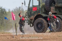 Финал первого конкурса Безопасный маршрут, проходящего в рамках Армейских международных игр – 2015