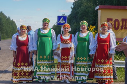 Выездное заседание Клуба парламентских журналистов в Большеболдинском районе Нижегородской области