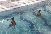 Аквагимнастика в бассейне отеля Спа Ресорт Сан-суси