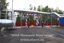 Торжественный пуск энергоцентра и газопровода высокого давления в п. Гидроторф Балахнинского района Нижегородской области