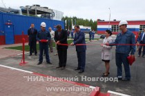 Торжественный пуск энергоцентра и газопровода высокого давления в п. Гидроторф Балахнинского района Нижегородской области