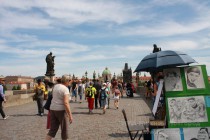 На Карловом мосту в Праге