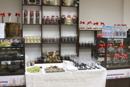 Открытие передвижной выставки шоколада в Нижнем Новгороде