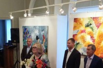 Наталия Панкова поблагодарила организаторов и гостей, объявила выставку открытой