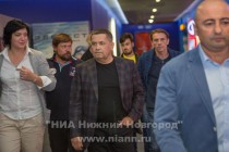 Съемочная группа фильма 72 часа на презентации в Нижнем Новгороде