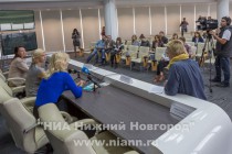 Пресс-конференция Елены Аржановой, Анны Кругловой и Анны Татаринцевой