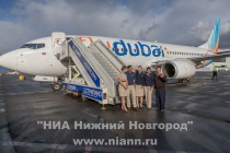 Торжественная церемония запуска рейса Flydybai по маршруту Дубай-Нижний Новгород