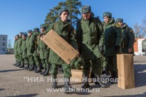 Отправка первых нижегородцев в войска в рамках осеннего призыва