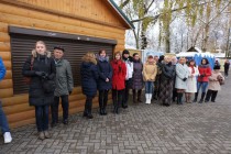 Открытие памятника лебединой верности в нижегородском зоопарке Лимпопо