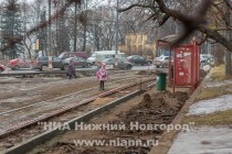 Строительство дороги в объезд провала грунта на ул. Горной в Нижнем Новгороде