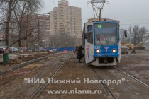 Строительство дороги в объезд провала грунта на ул. Горной в Нижнем Новгороде